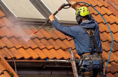 Démoussage et hydrofuge de toiture à Tréhorenteuc